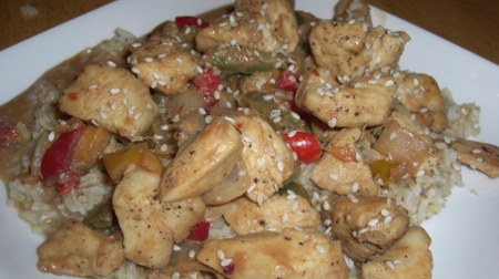 Post image for Fitness Food – Chicken and Rice with a Thai Peanut Sauce