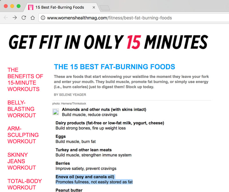 fat burning foods