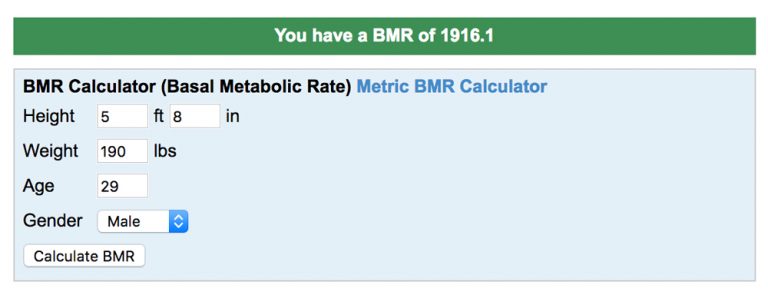 What Are Your Maintenance Calories? (maintenance Calorie Calculator)